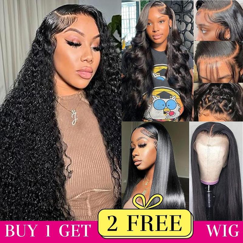 {Combo sale 30"&30"&30"}" 13x4 buy 1 get 3 wig Lace Front Wigs Human Hair 180% Density Human Hair Wigs for Black Women