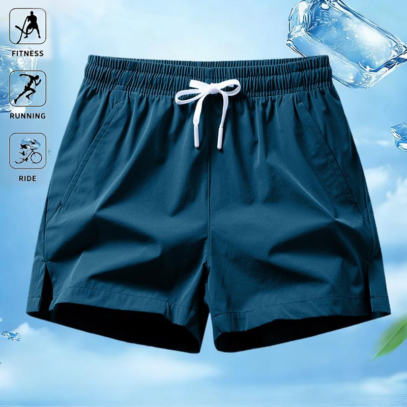 Men's printed sports casual shorts, breathable and quick-drying trendy fitness shorts, ideal for summer workouts, great Valentine's Day gift