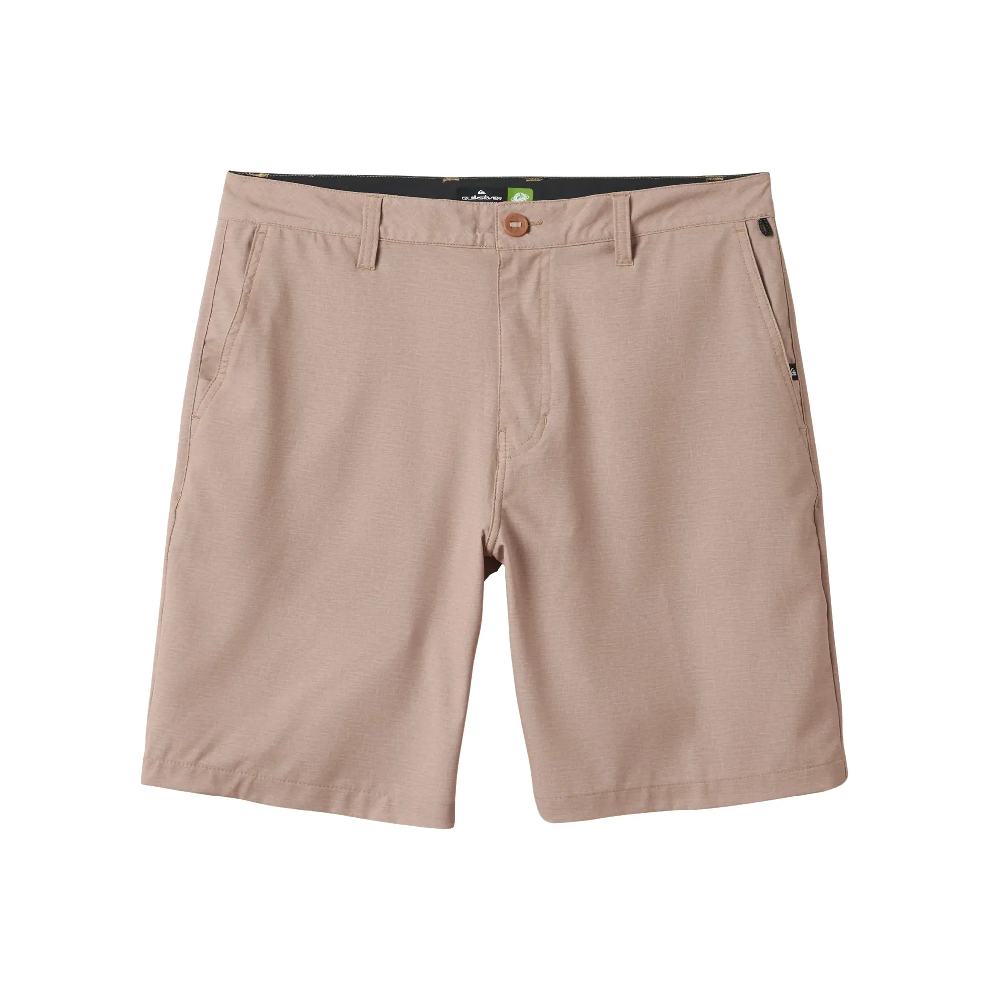 Quiksilver | Union Heather 20" Amphibian Hybrid Shorts | Stretch Fit Recycled Materials | Everyday Wear & Casual Streetwear Beige Fabric