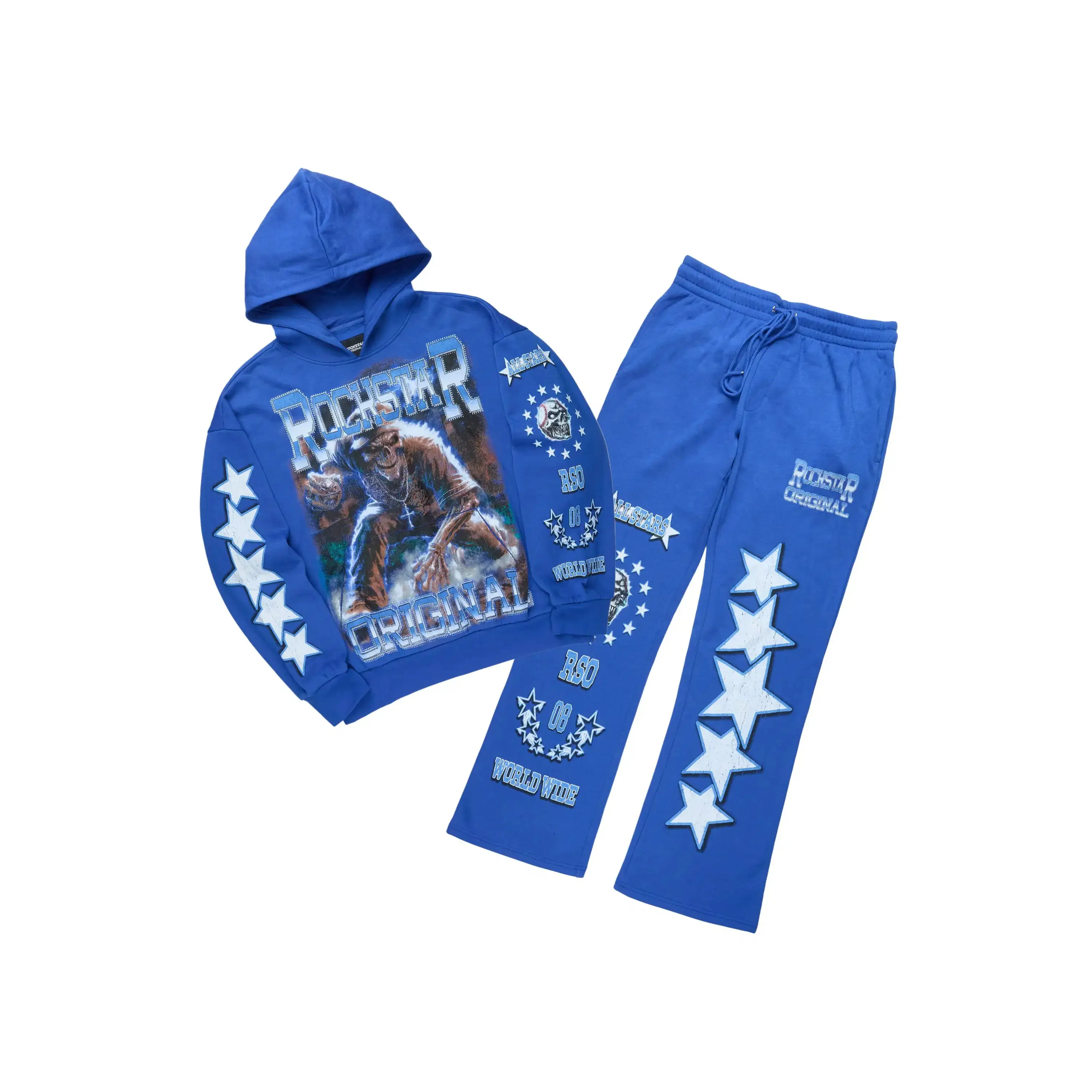 Marxe Royal Hoodie/Baggy Pant Track Set