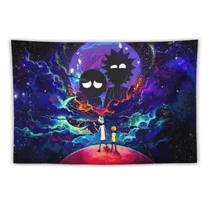 Tapestry Decor Movies Rick And Morty Tapestry, Wall Decoration Suitable for Bedroom, Living Room And Dormitory. 40 X 60 Inches