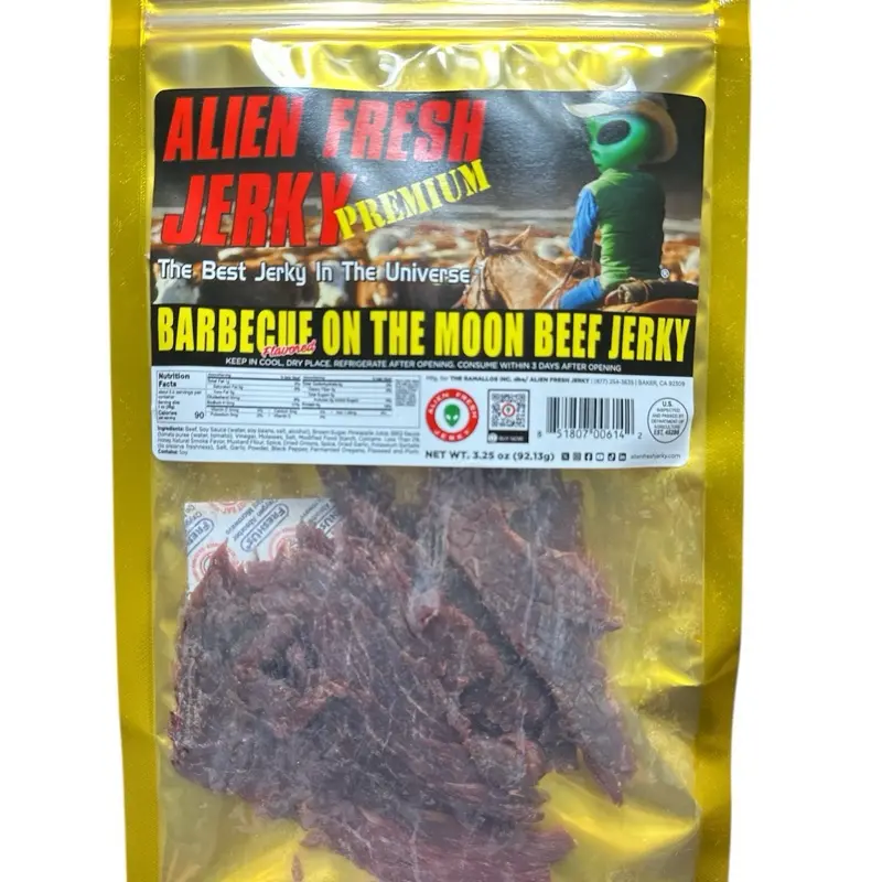 Alien Fresh Jerky Barbecue On The Moon 3.25 oz