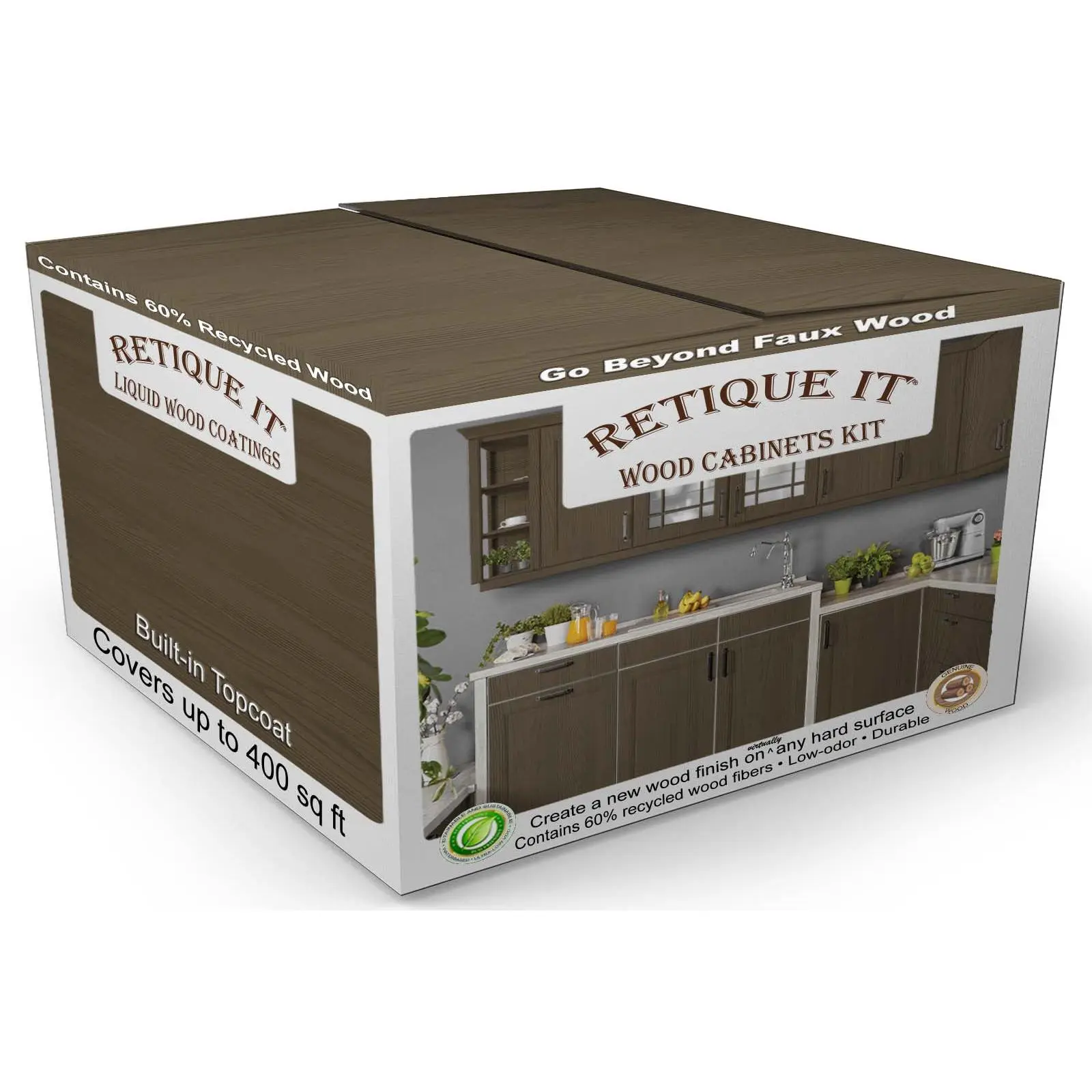 Wood'n Cabinet Kit (24 Door / Grained) - Charcoal