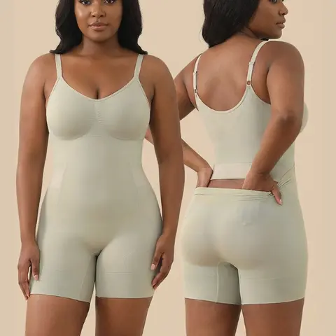 Sculpt Touch Easy Pee Seamless Shapewear Bodysuit – Tummy Control Butt Lifter with Back Pull-Down & Cotton Gusset | Postpartum Recovery & Everyday Comfort