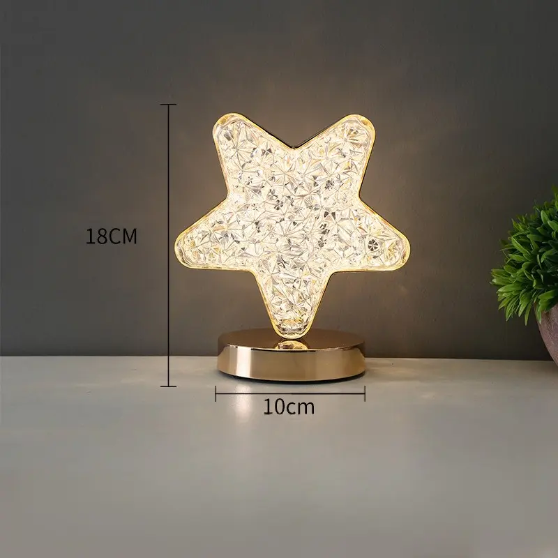 LED Star Desk Lamp - Battery-Operated Warm White Romantic Glow Mood Light, Versatile Home & Festive Decoration, Birthday Gift for Living Room, 1 Women Color Block Ribbed Sweater Accent Light