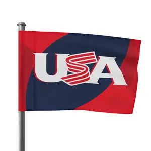 [No Pole] Team USA Baseball House Flag, Baseball Tapestries, Sport Merchandise, Home Decoration, Gift For Fans, Idea Gifts