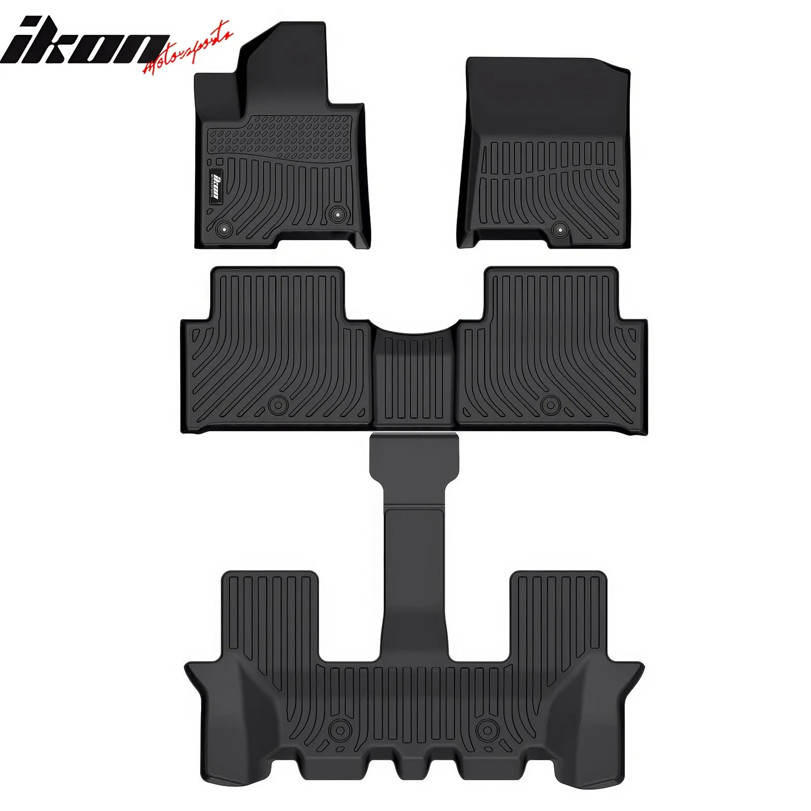 Floor Mats for Kia Sorento 2021-2026 All Weather TPE 3D Molded Carpets 4PC