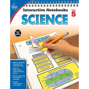 Carson Dellosa Science, Grade 5 Resource Book (Interactive Notebooks) Paperback – January 14, 2016
