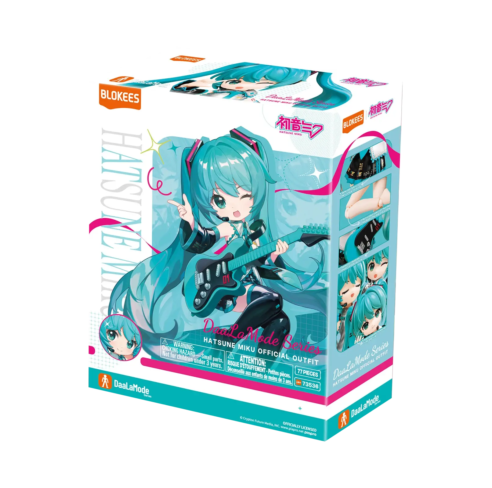 Blokees Hatsune Miku Official Outfit Anime Surprise Collectible | DaaLaMode Series Collectible Toy