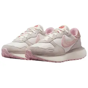 Nike Phoenix Waffle Women's Low-Top Casual Running Shoes with Cushioning in Gray, White, and Pink Trending Shoes, House White Official Shoes to Get / Maison Mihara