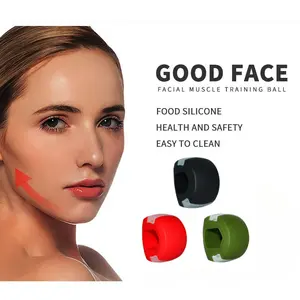 3-Pack Jawline Trainer Set – 3-in-1 Food-Grade Silicone Facial Yoga Balls for Jaw Exercise, Jawline Definition & Face Slimming