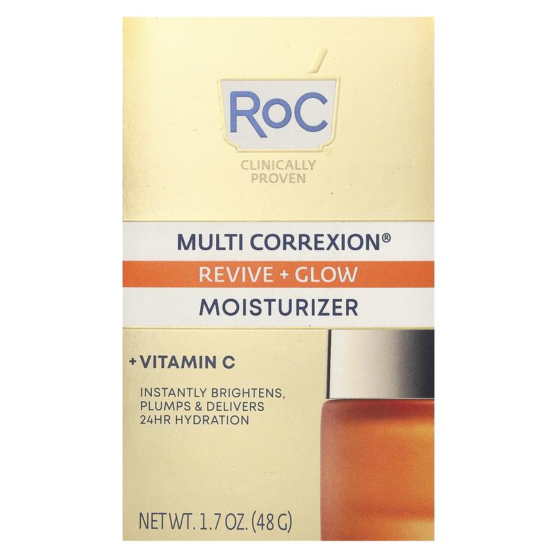 RoC Multi Correxion, Revive + Glow, Moisturizer + Vitamin C, 1.7 oz (48 g)
