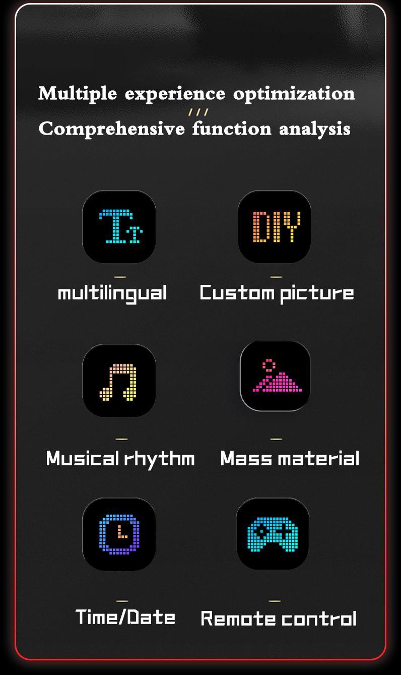 Customizable Bluetooth App Control LED Sign for Store, Car, Bar, Hotel with Programmable Text & Animations