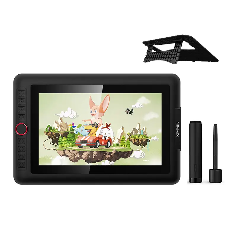 #ArtFight XPPen Artist 12 Pro Graphic Drawing Tablet FHD Full Laminated Display 1 Red Dial + 8 Customizable Shortcut Keyswith Battery-free Stylus Stand Tilt 8192 High Resolution Supports Windows Linux for Artists and Designers