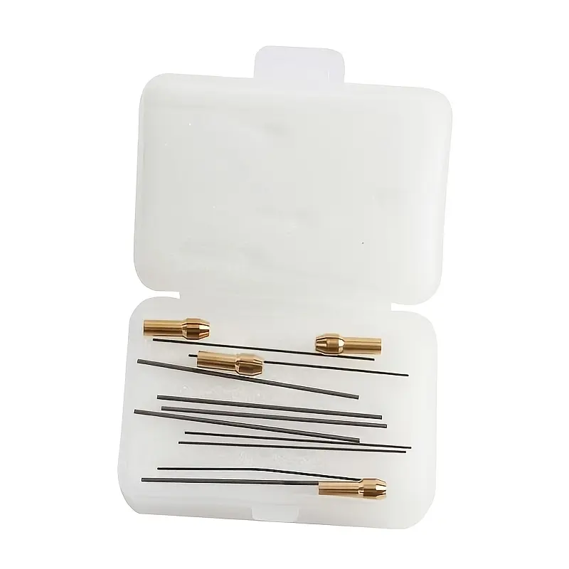 High-Purity Tungsten Welding Needle Set for Spot Welding Pen - 10 Pieces 0.6mm & 1.0mm Heat-Resistant Tungsten Rods for Jewel Makers, Precise Jewelry & Metal Repair Tools