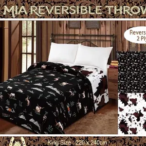King size reversible blanket