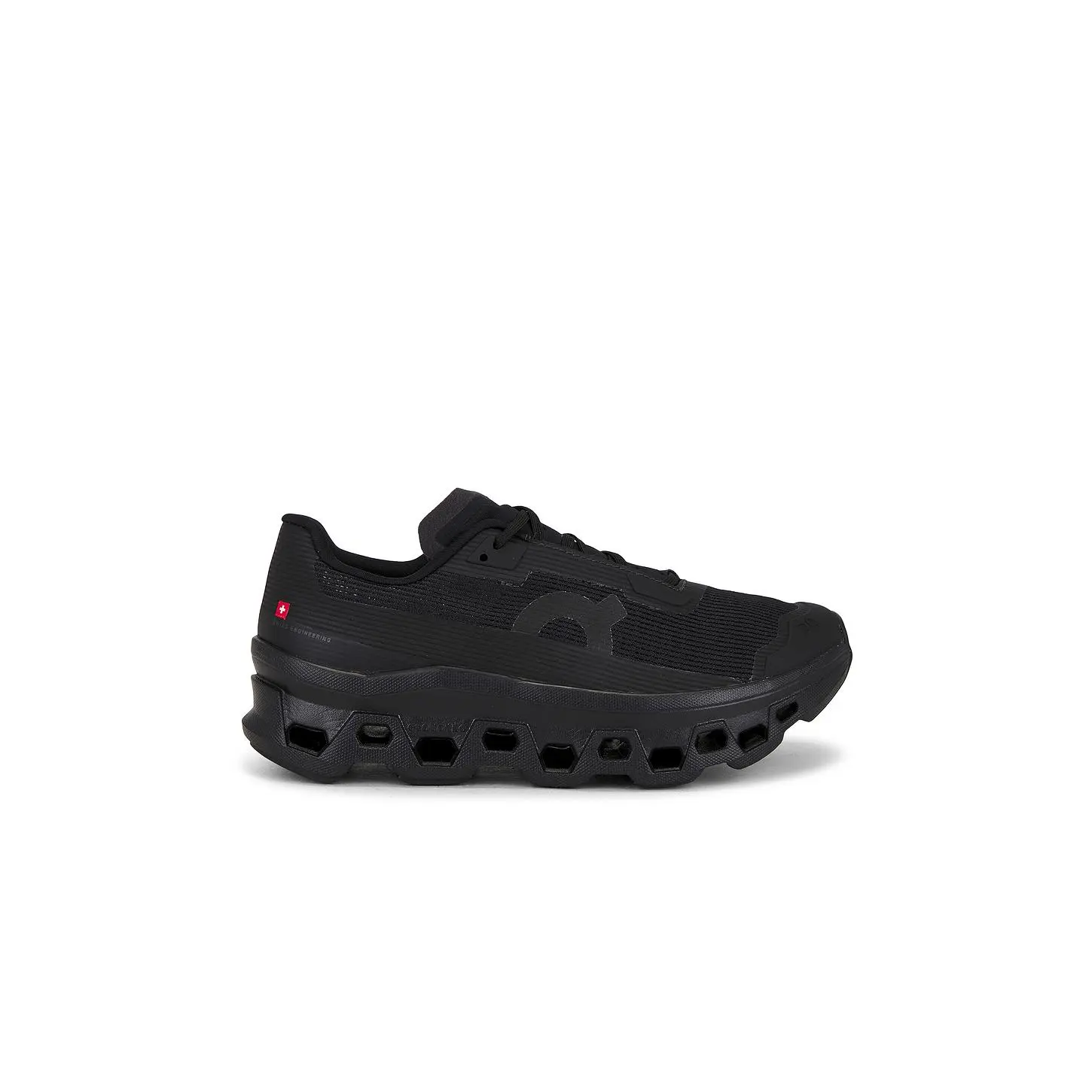 On Cloudmonster Void New Edition Sneaker in Black On Cloudmonster Void New Edition Sneaker in Black
