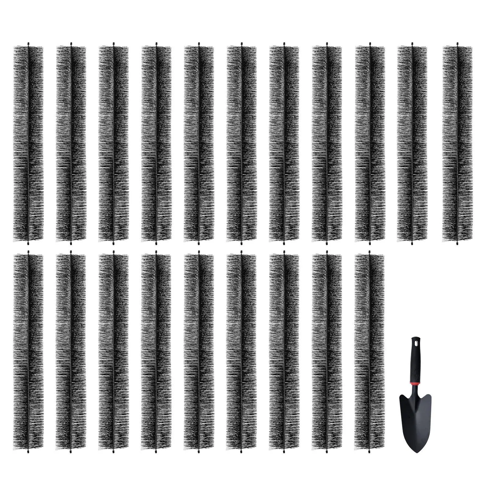 【SummerFinds】VEVOR Gutter Brush,  , 60 Feet Total Length 5.25 inch Diameter Gutter Cleaning Tools, Ground-Level Gutter Brush Leaf Guard for 5 Inch Gutters, Easily Clear roof Leaves and Debris, 20 Pack Steel Cleaner