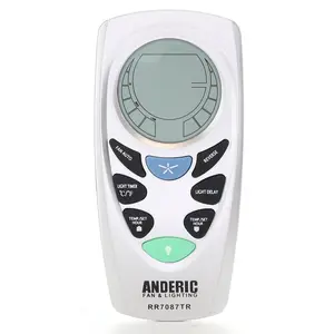 Anderic RR7087TR Replacement Thermostatic Ceiling Fan Remote Control with Reverse Key - CHQ7087T