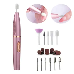 2026 New Portable Electric Nail File for Acrylic Gel Nails, Professional Manicure Pedicure Kit, Rechargeable Pedicure Tools for Nail, Low Noise