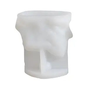 Flexible Silicone Mold for Crafting a 3D Mother-and-Child Candle Accessory