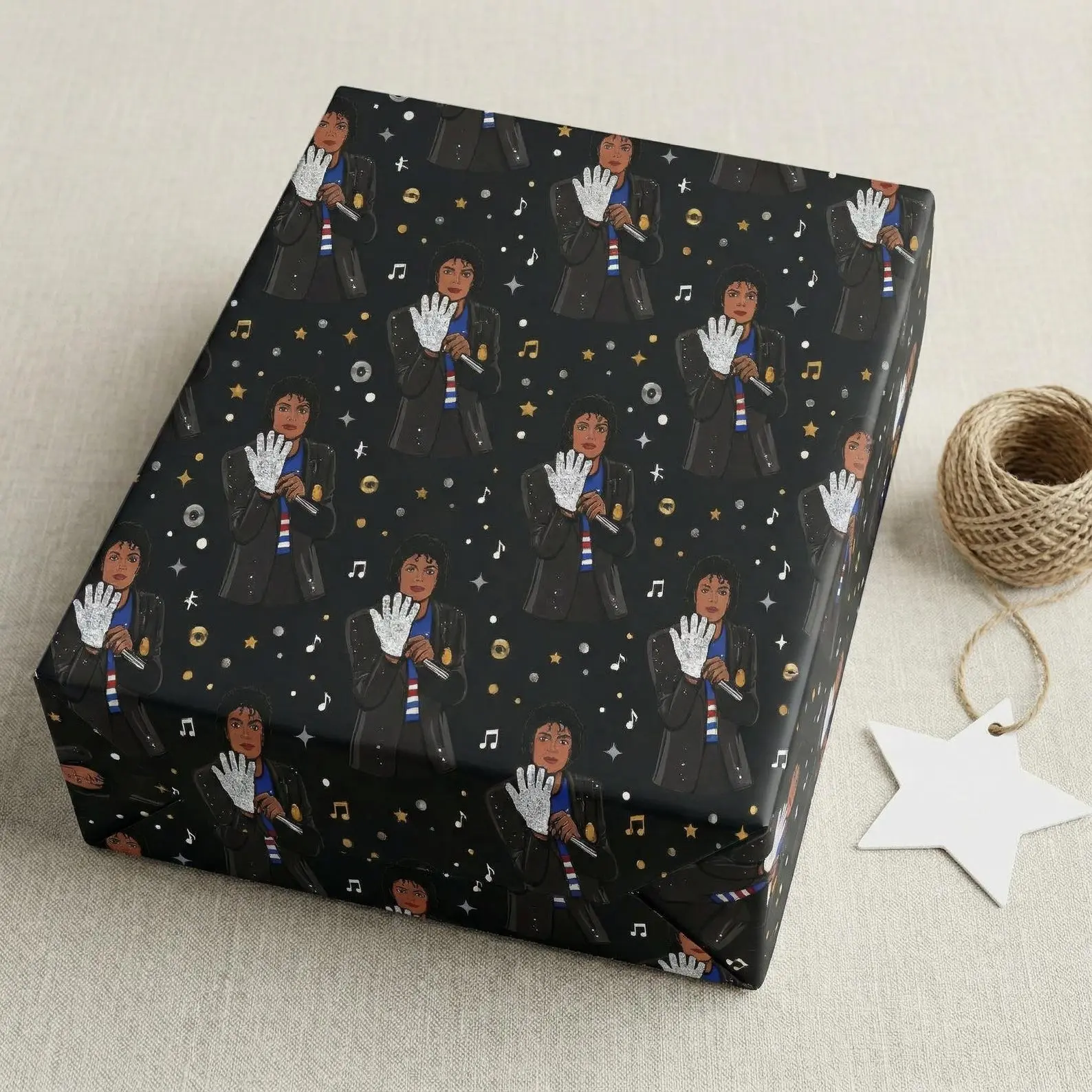 Michael Jackson Victory Tour Wrapping Paper
