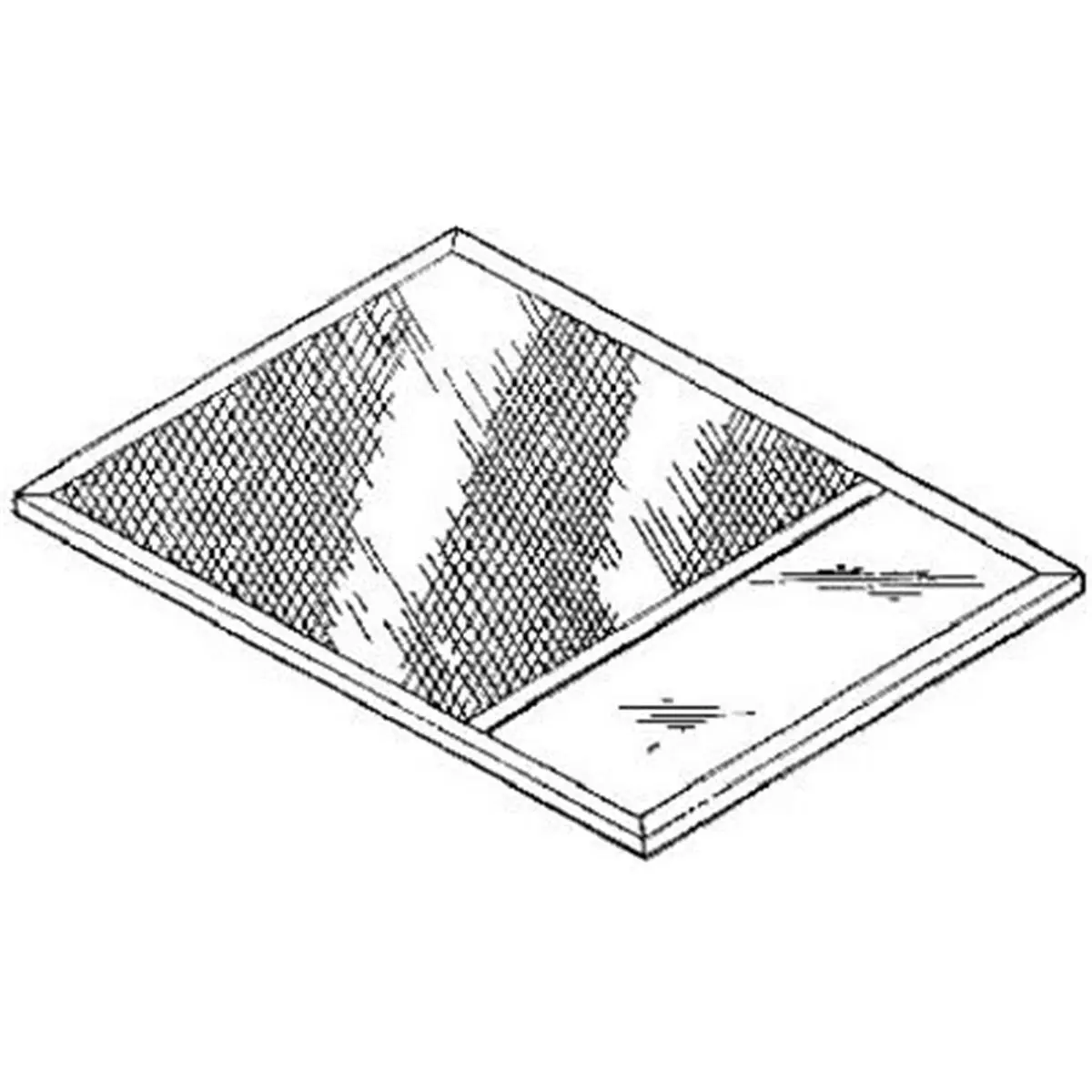 Broan-NuTone BP57 Aluminum Range Hood Filter with Light Lens - 0.25x11.3x11.75 in, 0.36 in. Thickness, 0.4 lbs Large Home Appliance Part & Accessory