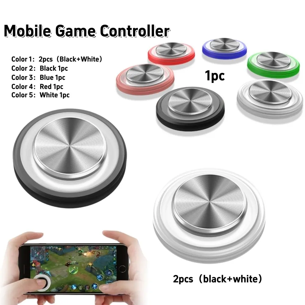Mobile Game Universal Joystick Controller, Mobile Gaming Controllers, Control Gamepad, Touchscreen Joypad for Tablets & Smartphones, Ideal Gaming Accessory for Fun Gameplay, Gaming Items, Pack of 1/2 Pieces