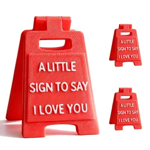1/3/5 PCS Miniature Signs for Valentine's Day Decorations and Anniversary Gifts - Romantic "I Love You" Signs - Fun Gifts for Boyfriends - Cute Birthday, Valentine's Day, and Wedding Gifts for Girlfriends, Wives, and Fiancées