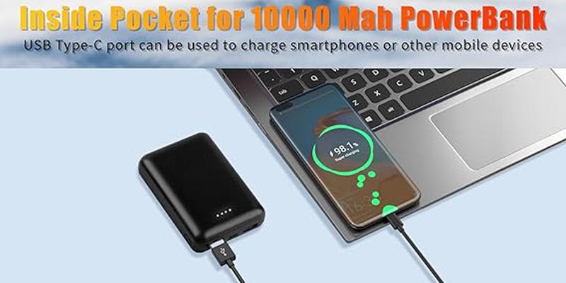 Rrtizan 2025 Unisex Heated Vest - Three-Level Temp Control, Heating Sheets, 10000mAh Battery, Ideal for Winter Sports, Skiing, Hunting, Daily Commute, Valentine's Day, Father's Day, Christmas Gift - Lightweight Heated Jacket