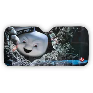 Ghostbusters Angry Stay Puft Marshmallow Man Car Sunshade | 58 x 27.5 Inches