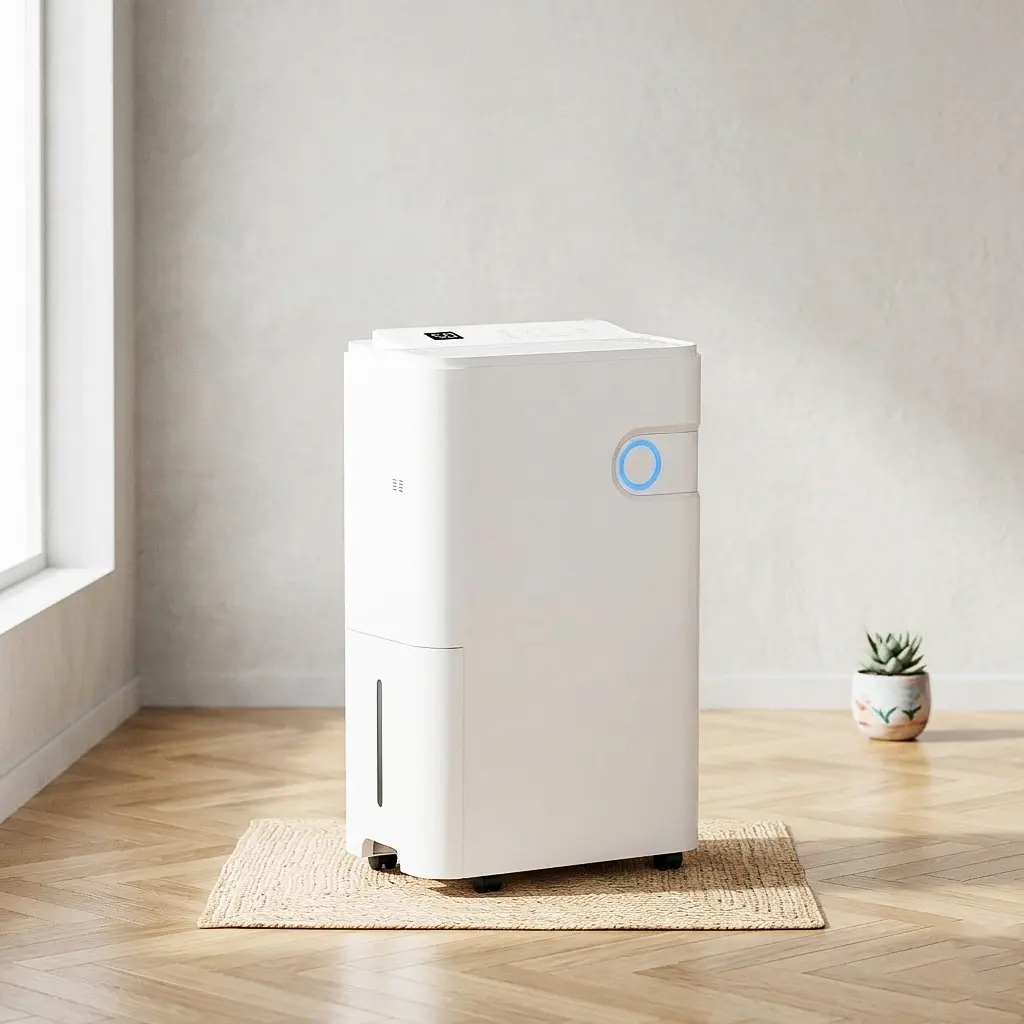 Pint Dehumidifier for Basement and Large Rooms, Water Tank, with Pump, Auto Shut-Off, and Intelligent Humidity Control