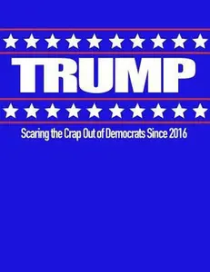 USED-Trump Scaring the Hell Out of Democrats Since 2016: 8.5 X 11 Donald Trump Composition Notebook for Men and Women Republicans, Conservatives, Tea Party by Books, Spitfire (Paperback)