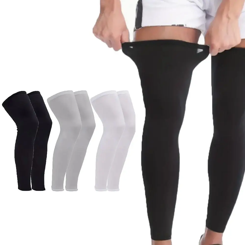 Unisex Solid-Color Sports Leg Sleeves, Breathable Comfortable Compression Sleeves, Sports Accessories for Outdoor Running and Fitness, Womenswear