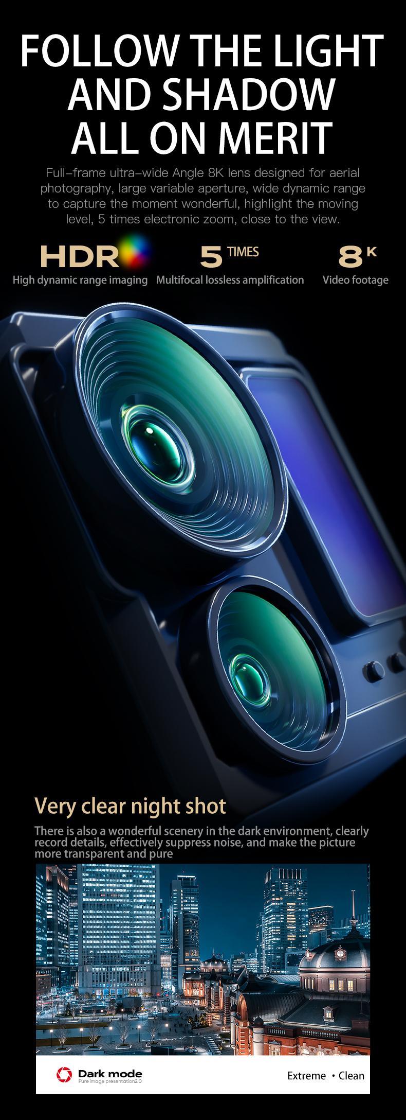 P7 MAX High-end Professional RC Aerial 8K Touch Screen Remote Control 20km Digital Image Transmission Brushless Toy Outdoor Drone