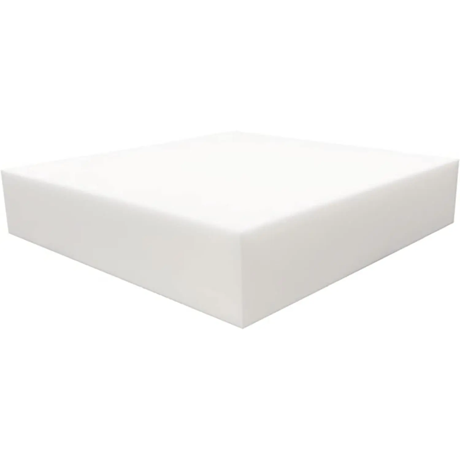 Foamy Foam High Density 5 inch Thick, 24 inch Wide, 24 inch Long Upholstery Foam, Cushion Replacement