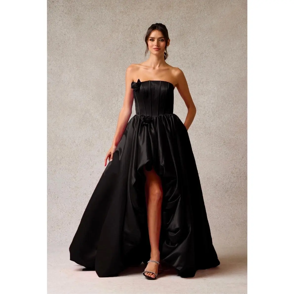 Bicici & Coty SP4672 - High Low Satin Gown - TikTok Shop