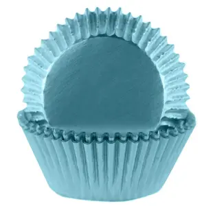 Light Blue Foil Cupcake Wrappers 100 Count