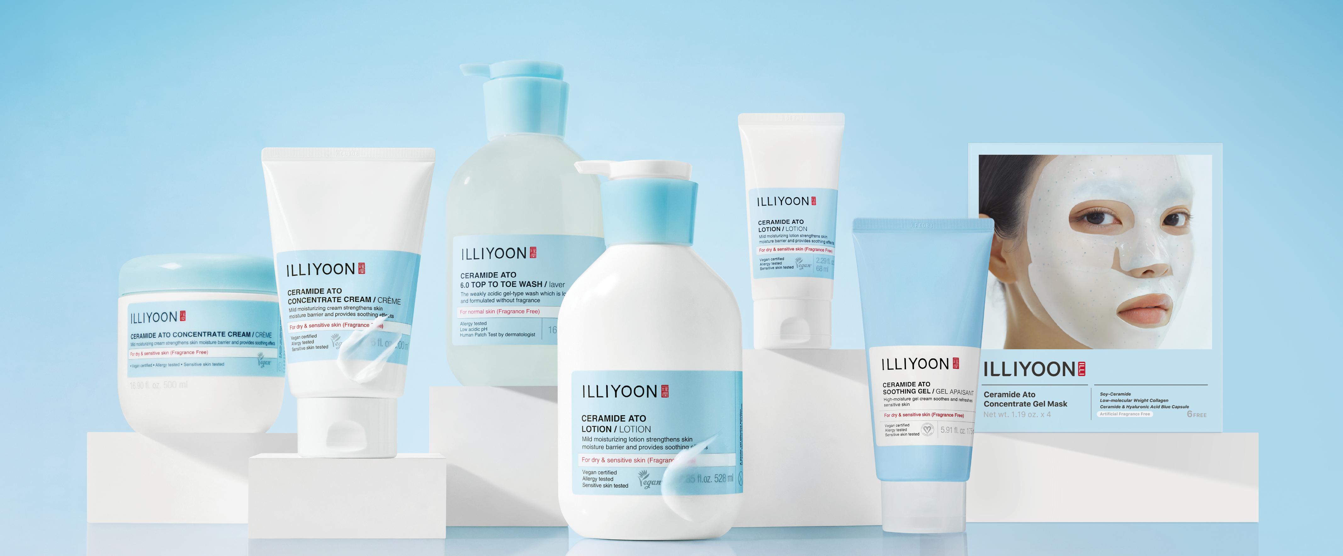 ILLIYOON Ceramide Ato Concentrate Gel Mask | Overnight Facial Mask for Glass Skin Glow, Collagen & Soy-Ceramide with Hyaluronic Acid, Korean Pore Tightening, Hypoallergenic, Vegan Certified, 1.19 oz X 4ea ILLIYOON Ceramide Ato Concentrate Gel Mask | Overnight Facial Mask for Glass Skin Glow, Collagen & Soy-Ceramide with Hyaluronic Acid, Korean Pore Tightening, Hypoallergenic, Vegan Certified, 1.19 oz X 4ea