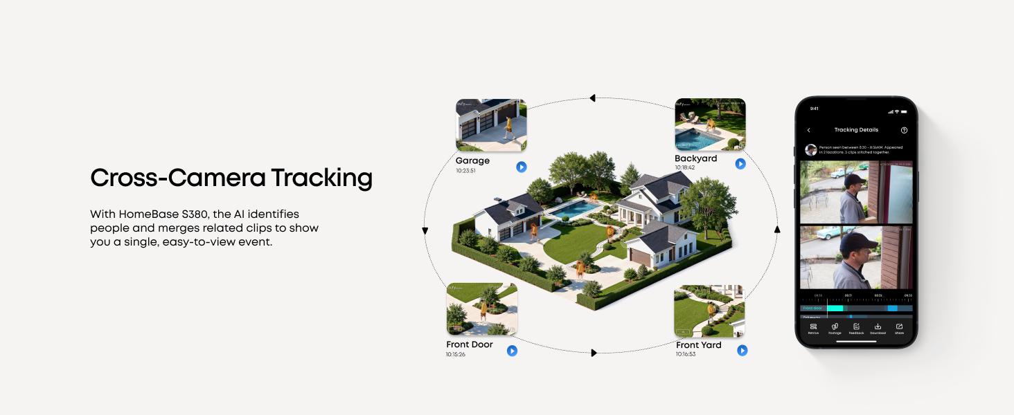 eufy Security eufyCam S4（2-Cam Kit with Homebase S380）, Solar Security Camera Wireless Outdoor, Triple Lens Bullet-PTZ Cam, 4K UHD, 360° Pan and Tilt, Auto Track, 8× Hybrid Zoom, Color Night Vision, HomeBase S380 Compatible
