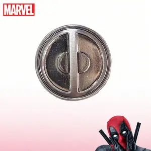 Marvel Deadpool Officially Licensed Collectible Pins Zinc Alloy Enamel Pin Novelty Jewelry Anti Rust Metal Brooch Anime Backpack Pin Jacket Lapel Pin Collectible Merch Stylish Accessory For Fans 1Pc