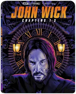 John Wick: Chapters 1-3  [4K ULTRA HD BLU-RAY MOVIE] 4K Mastering, , Dolby, Widescreen, 3 Pack