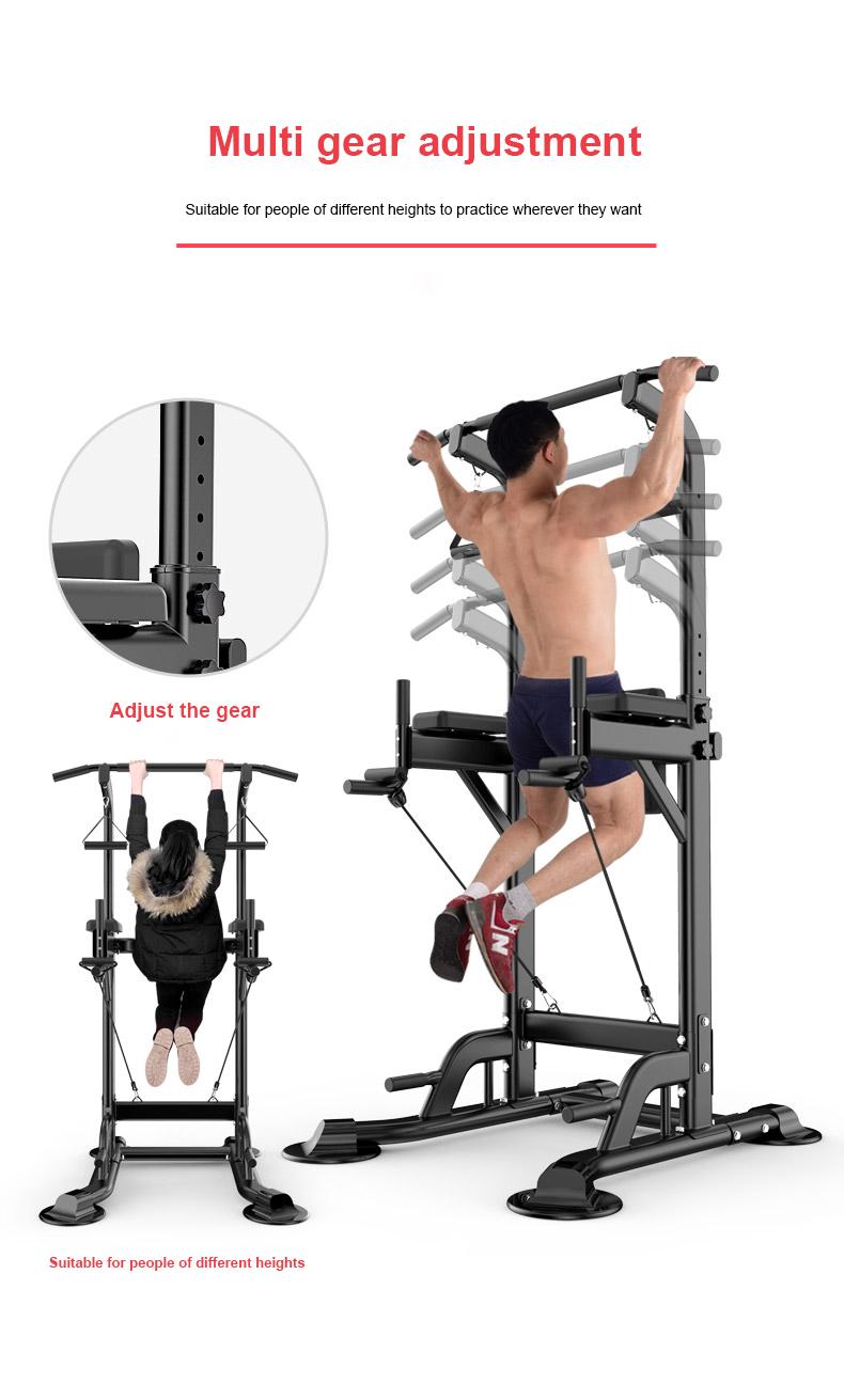 multi-functional Power Tower Pull Up Bar & Dip Station | Multi-Function Strength Training Home Gym Equipment | Adjustable Height for Full Body Workout | 450LBS Capacity