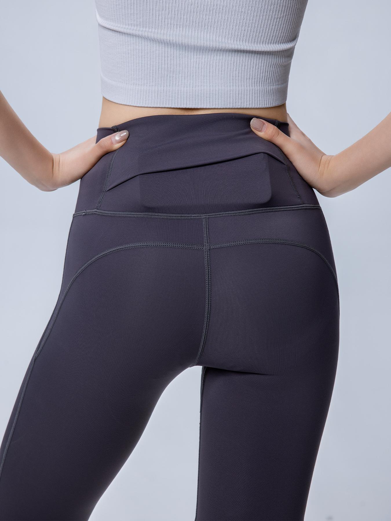 SUOVADUN YFYJK001 Women's High-Waist Seamless Yoga Leggings with Pocket Quick Dry Stretchy Activewear Pants for Fitness Training Breathable Sporty Bottoms Moisture Wicking Hip Lift Available