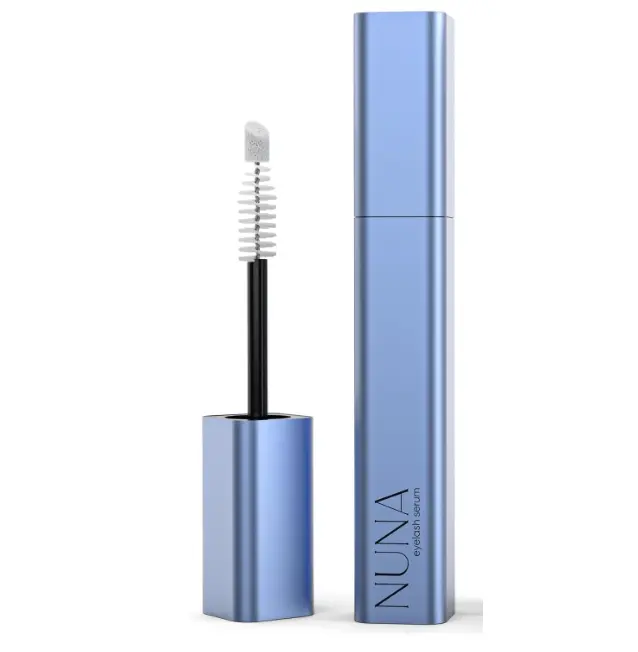 NUNA Eyelash Growth Support Serum 6ml – Eye Lash and Eyebrow Enhancing Serum for Women & Men with Biotin - Korean Multi Peptide & Natural Extracts – Promotes Fuller and Longer Lashes - 6 Month Supply