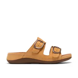 Clarks Womens Cecily Step Flat Sandals,Sliders