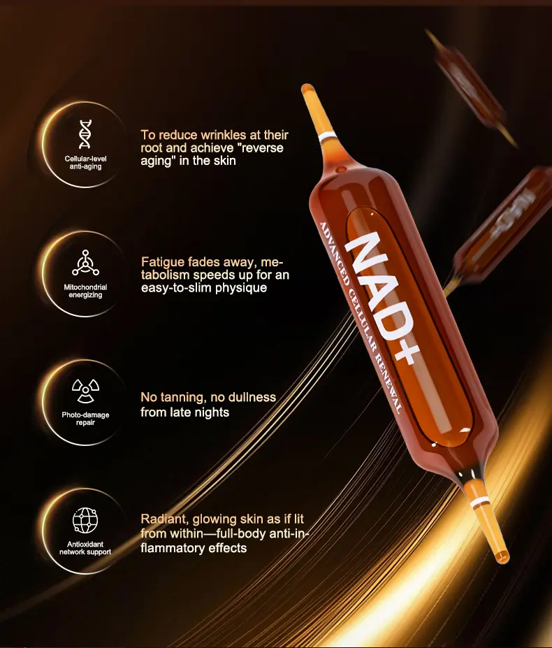 Product Introduction of Perseek NAD Advanced Cellular Renewal - 1200mg NAD+ Supplement for Skin Aging Support Energy & Focus - 10 Vials - Healthcare, Edible, Fitness, Dietary 5