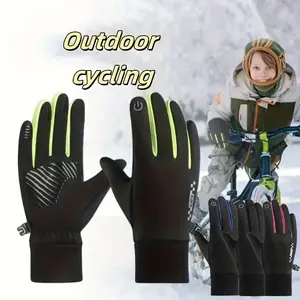 Kids Winter Gloves Warm Touchscreen Windproof Water Resistant Soft Lining Cycling Skiing Running Sport for Boys Girls Outdoor Sports Gloves