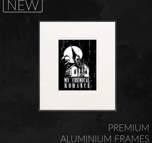 My Chemical Romance Gig Poster: Vintage Rock Art Print, Custom Aluminum Frame