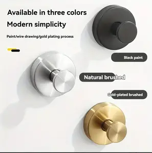 Stainless Steel Suction Cup Hook with Soft Silicone Pad – Water & Rust Proof Vacuum Wall Hook for Glass, Tile & Smooth Surfaces, No Drilling, Strong Hold by Air-Pressure Seal (Not for Textured Walls)